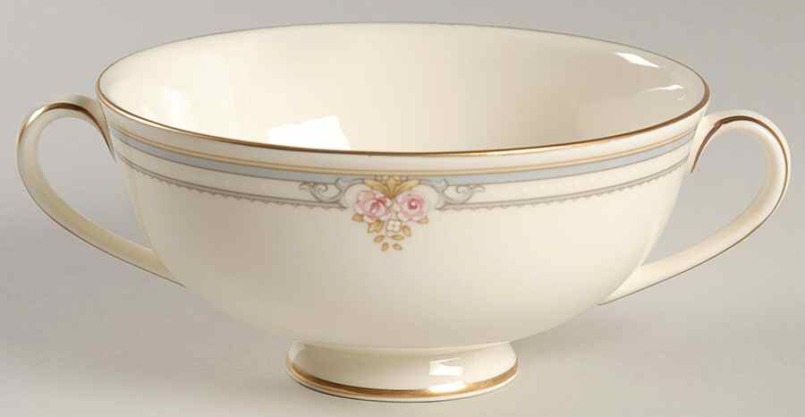 Sarah Footed Cream Soup Bowl by Royal Doulton-1