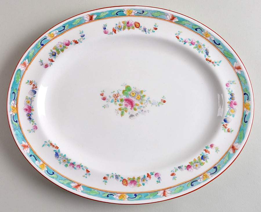 Satsuma 10" Oval Serving Platter by Royal Doulton-1