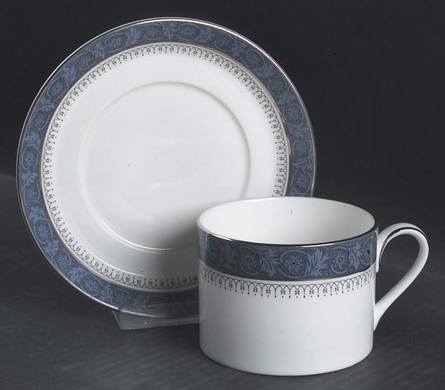 Sherbrooke Flat Cup & Saucer Set by Royal Doulton-1