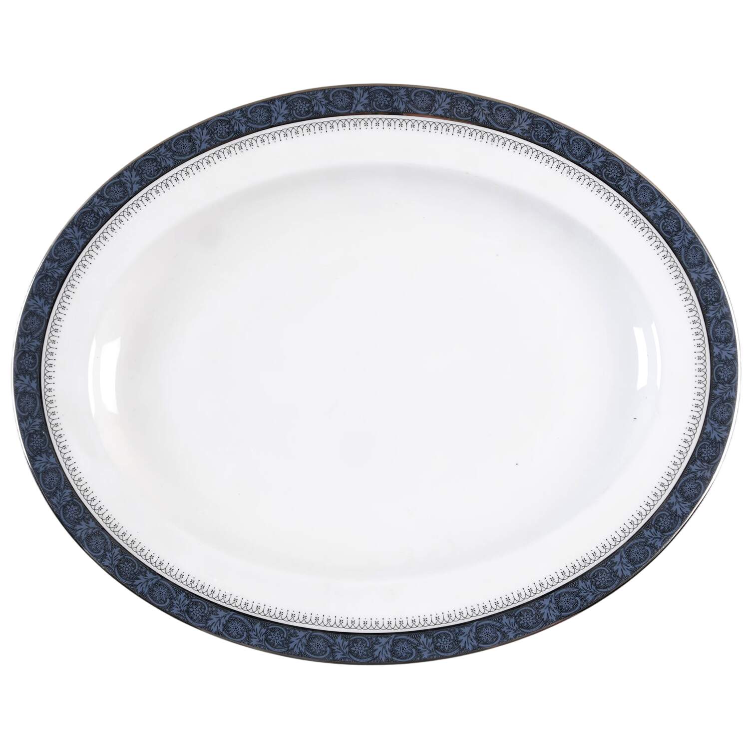Sherbrooke 13" Oval Serving Platter by Royal Doulton-1