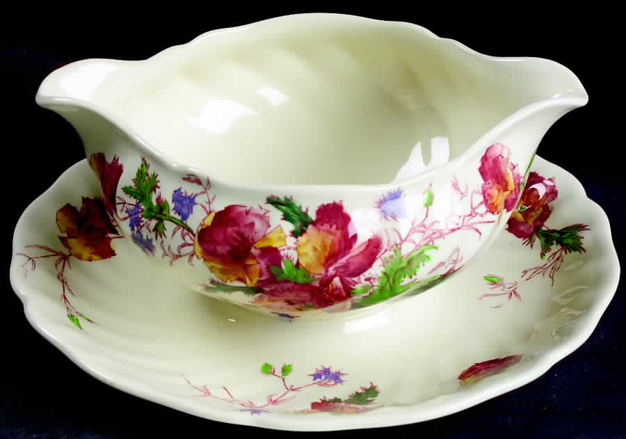 Sherborne Gravy Boat with Attached Underplate by Royal Doulton-1
