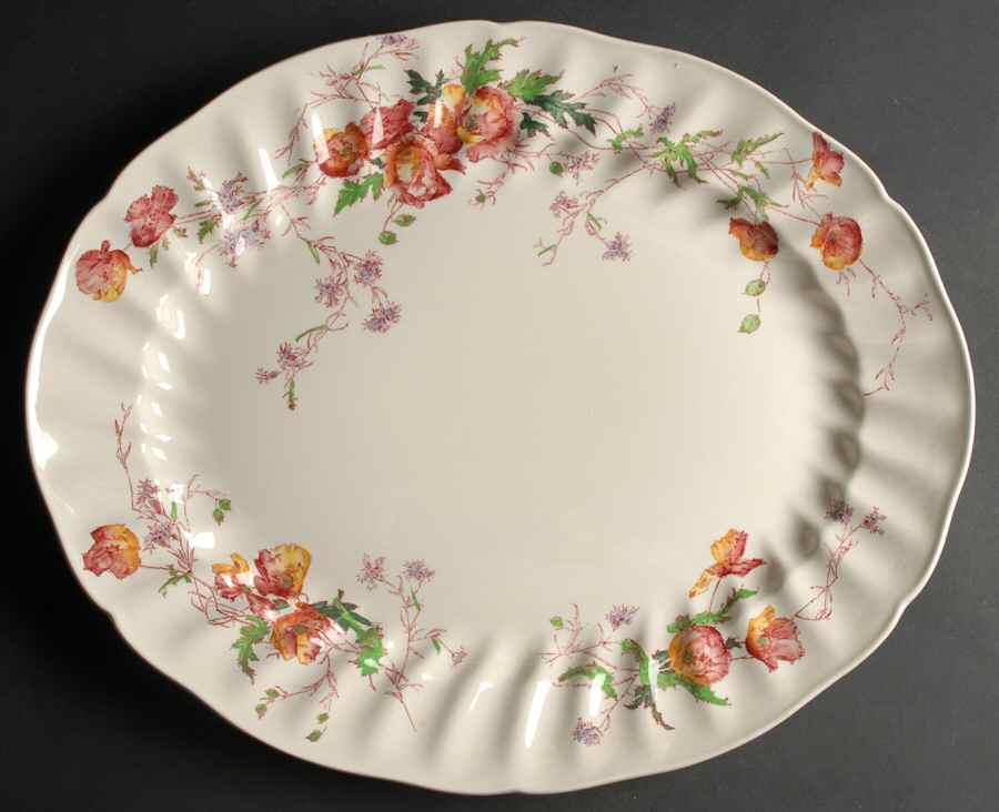 Sherborne 17" Oval Serving Platter by Royal Doulton-1