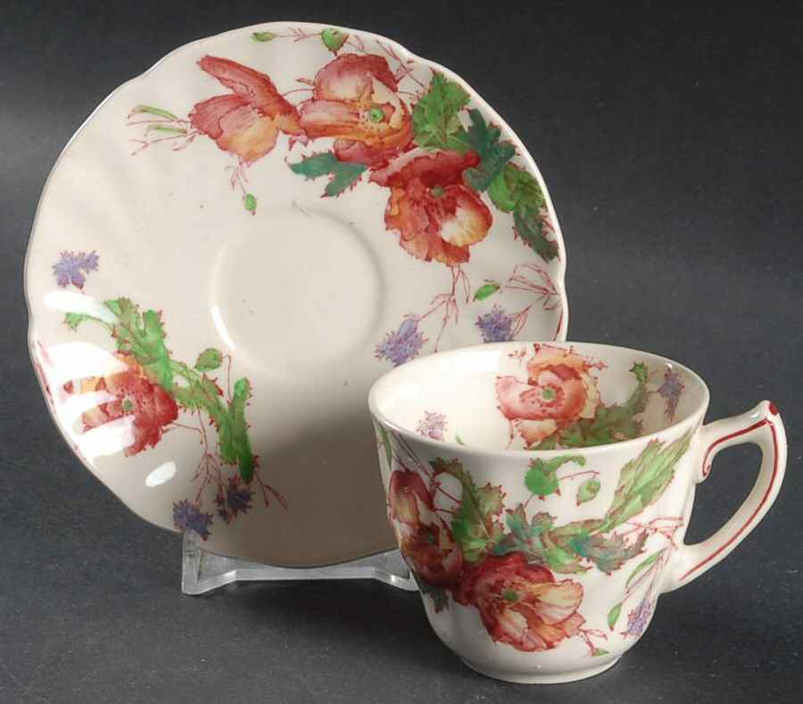 Sherborne Flat Demitasse Cup & Saucer Set by Royal Doulton-1