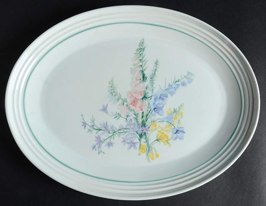 Shady Lane 13" Oval Serving Platter by Royal Doulton-1