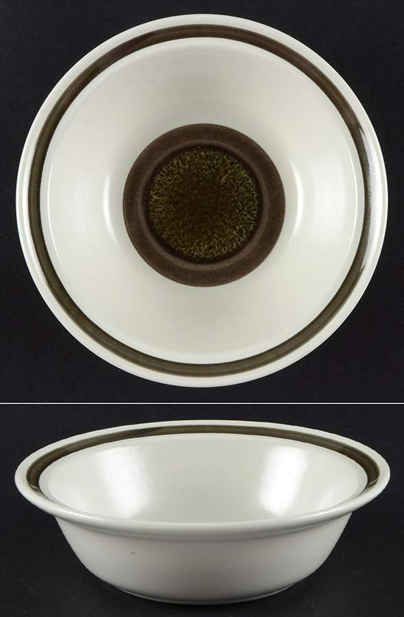 Sienna Rim Fruit/Dessert (Sauce) Bowl by Royal Doulton-1