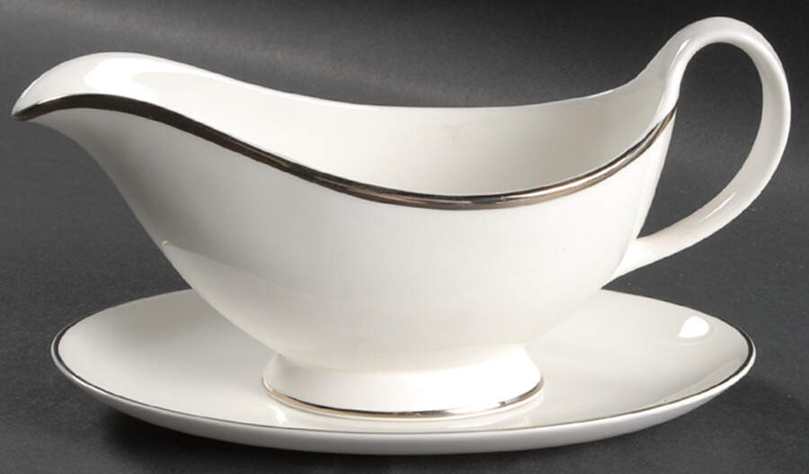Signet Gravy Boat & Underplate/Relish by Royal Doulton-1