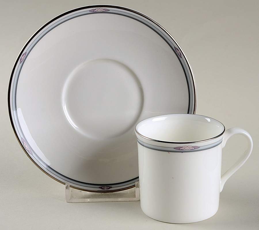 Simplicity Flat Demitasse Cup & Saucer Set by Royal Doulton-1