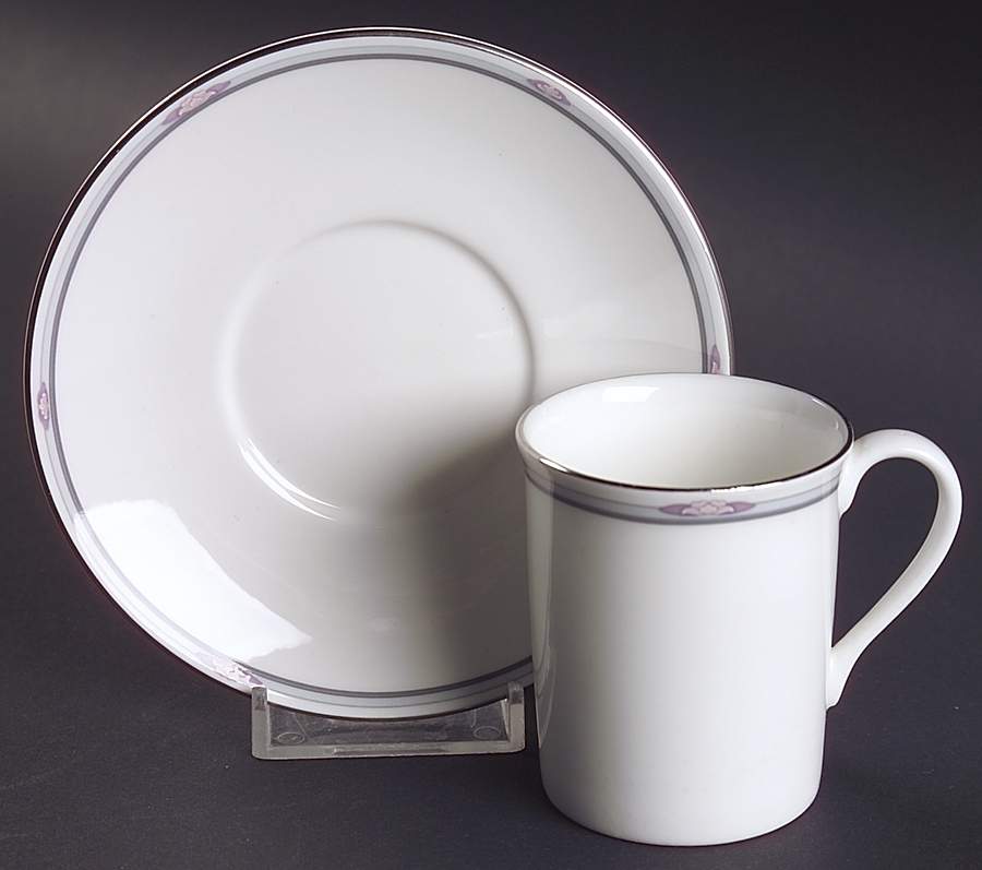 Simplicity Flat Demitasse Cup & Saucer Set by Royal Doulton-1