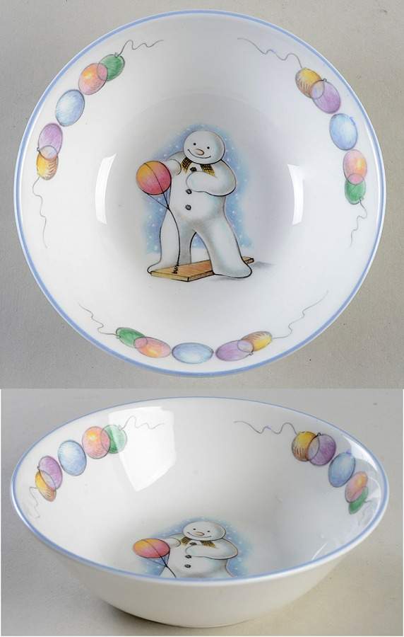 Snowman Coupe Cereal Bowl by Royal Doulton-1