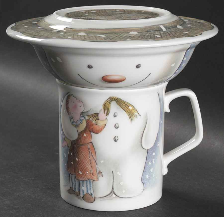 Snowman (3 Piece) Child's Set-No Box (Chbowl,Chpl,Chmgm2) by Royal Doulton-1