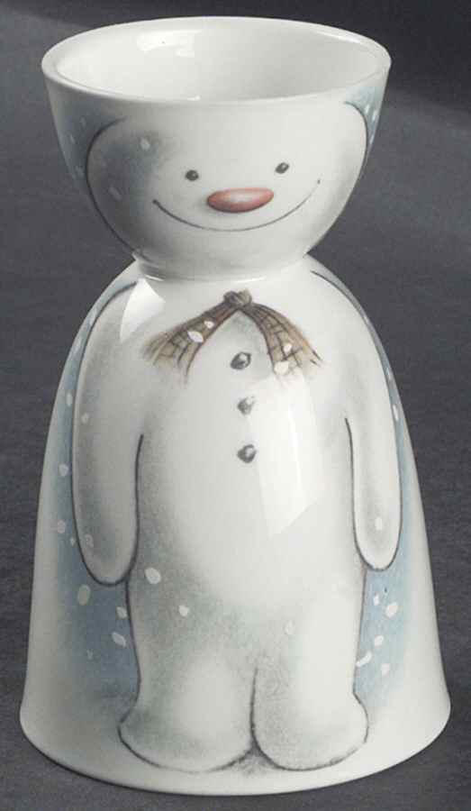 Snowman Double Egg Cup No Stand by Royal Doulton-1