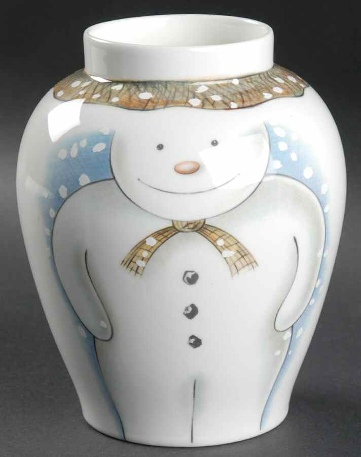 Snowman Small Ginger Jar No Lid by Royal Doulton-1