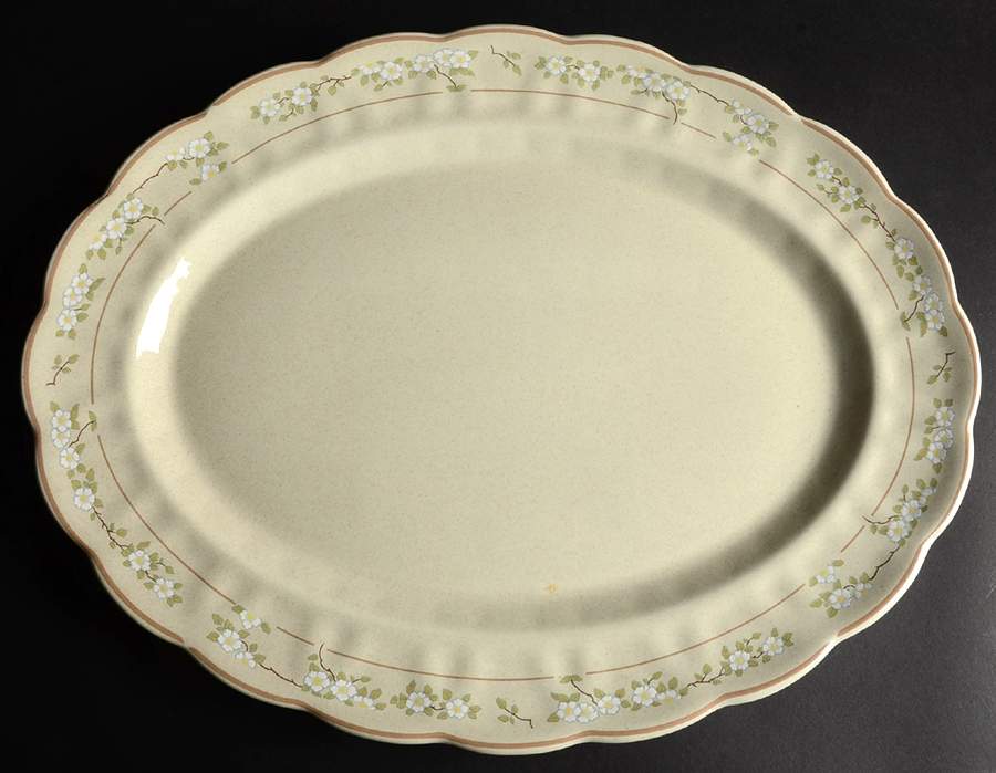 Somerset 16" Oval Serving Platter by Royal Doulton-1