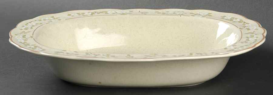 Somerset 10" Oval Vegetable Bowl by Royal Doulton-1