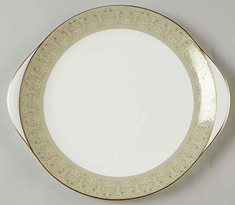 Sonnet (Concord Shape) Handled Cake Plate by Royal Doulton-1