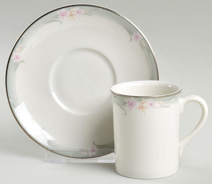 Sophistication Flat Demitasse Cup & Saucer Set by Royal Doulton-1