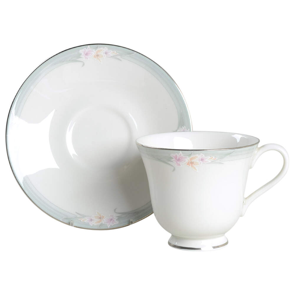 Sophistication Footed Cup & Saucer Set by Royal Doulton-1