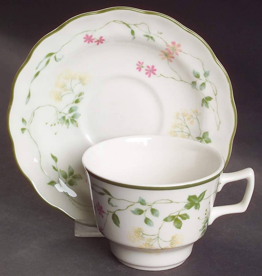 Southdown Flat Cup & Saucer Set by Royal Doulton-1