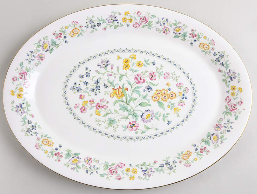 Spring Glory 16" Oval Serving Platter by Royal Doulton-1