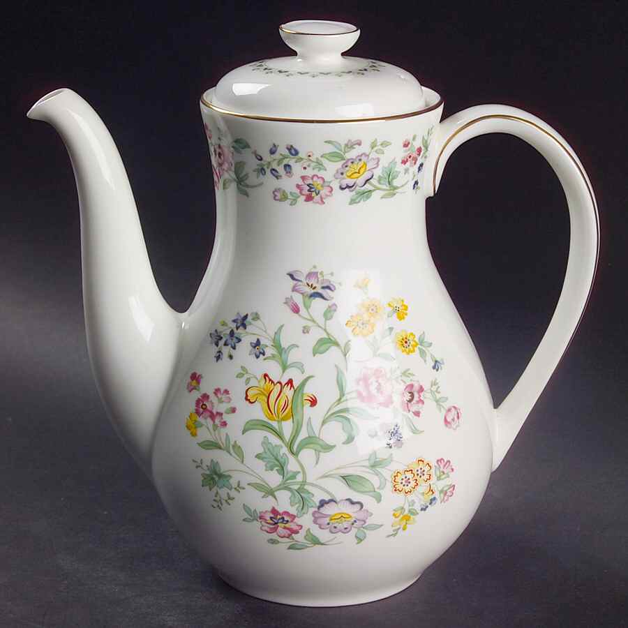 Spring Glory Coffee Pot & Lid by Royal Doulton-1