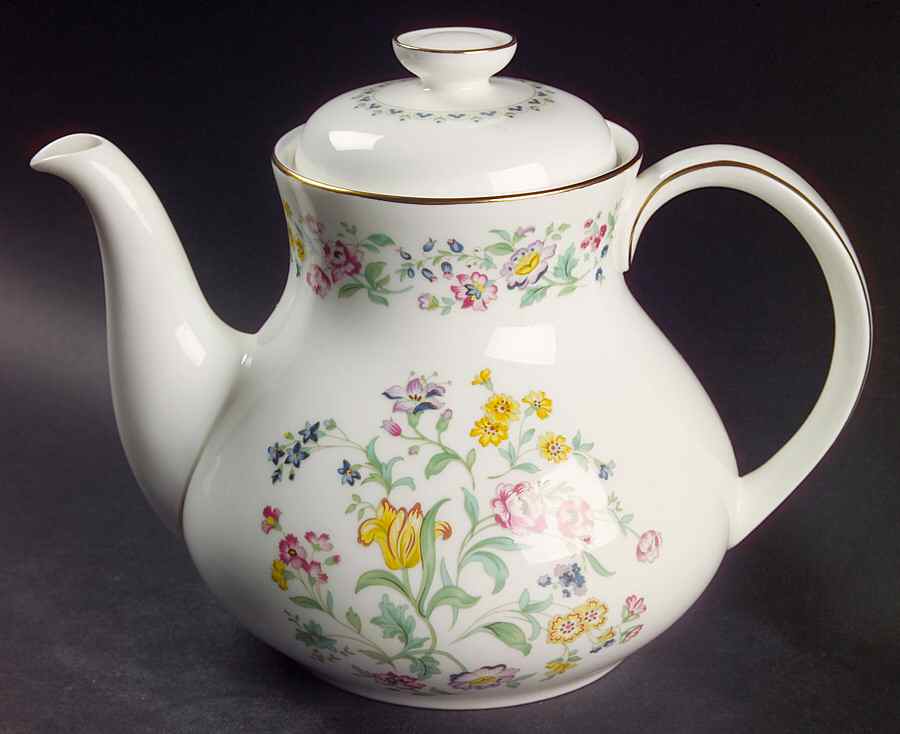 Spring Glory Teapot & Lid by Royal Doulton-1