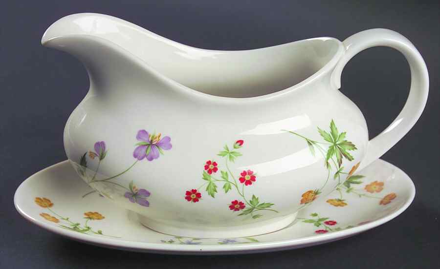 Springtime Gravy Boat & Underplate by Royal Doulton-1