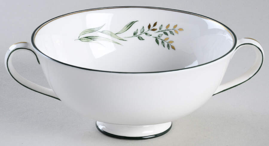 Spring Zephyr Footed Cream Soup Bowl by Royal Doulton-1