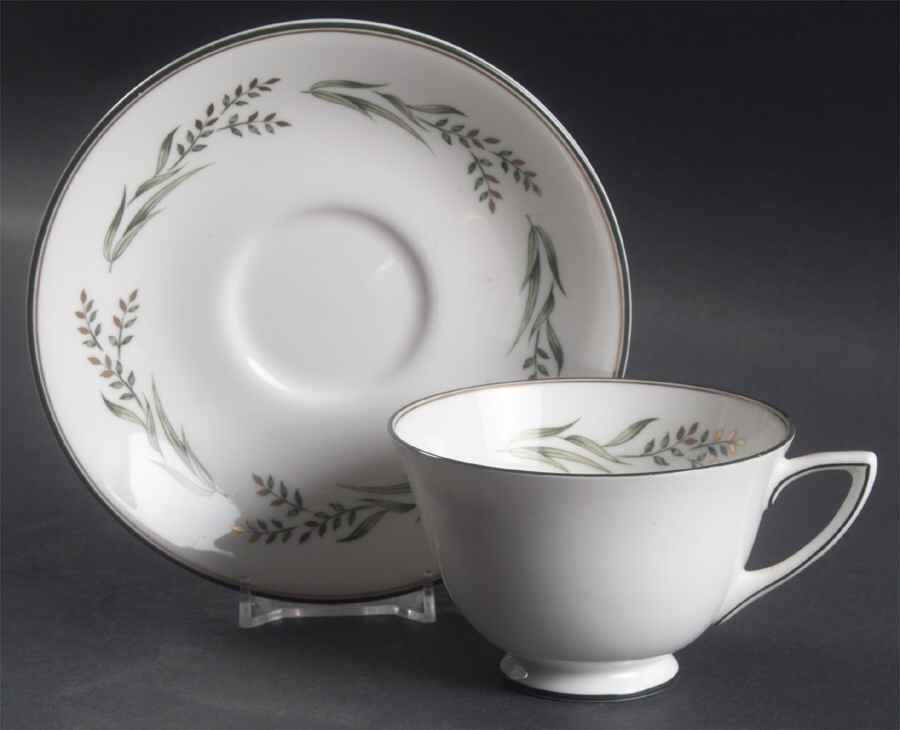 Spring Zephyr Footed Cup & Saucer Set by Royal Doulton-1
