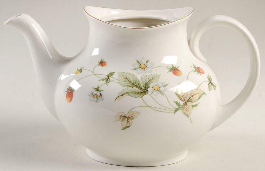 Strawberry Cream Teapot No Lid by Royal Doulton-1