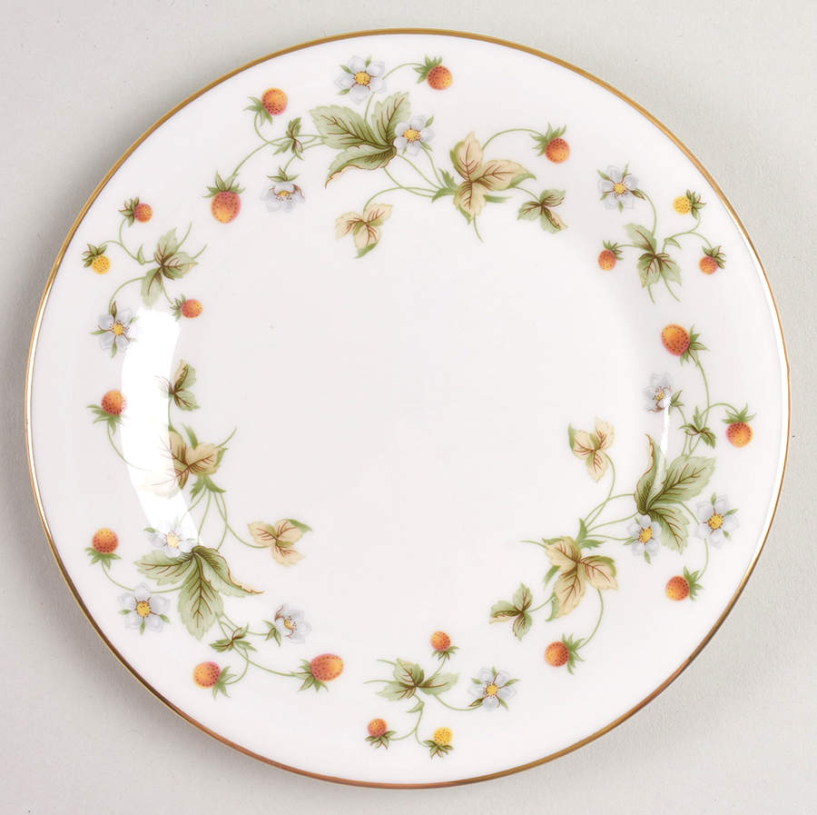 Strawberry Cream Bread & Butter Plate by Royal Doulton-1