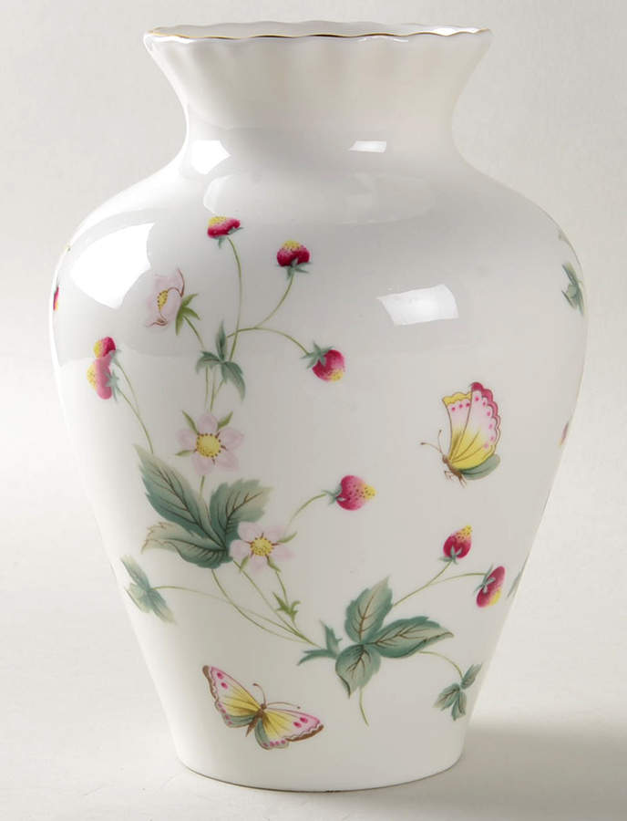Strawberry Cream 7" Vase by Royal Doulton-1