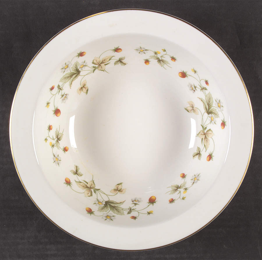 Strawberry Cream 10" Round Vegetable Bowl by Royal Doulton-1