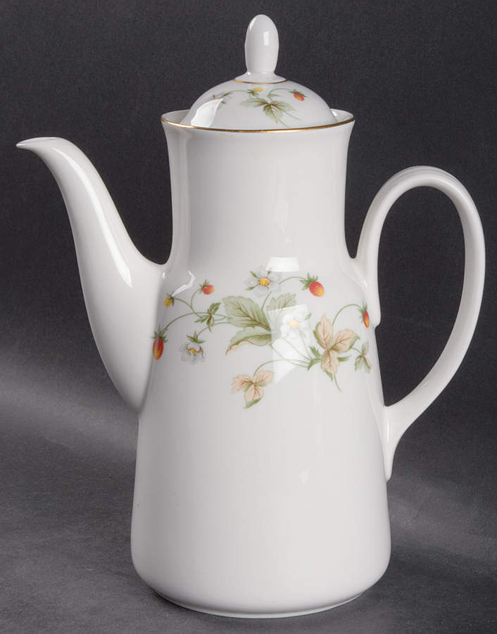 Strawberry Cream Coffee Pot & Lid by Royal Doulton-1