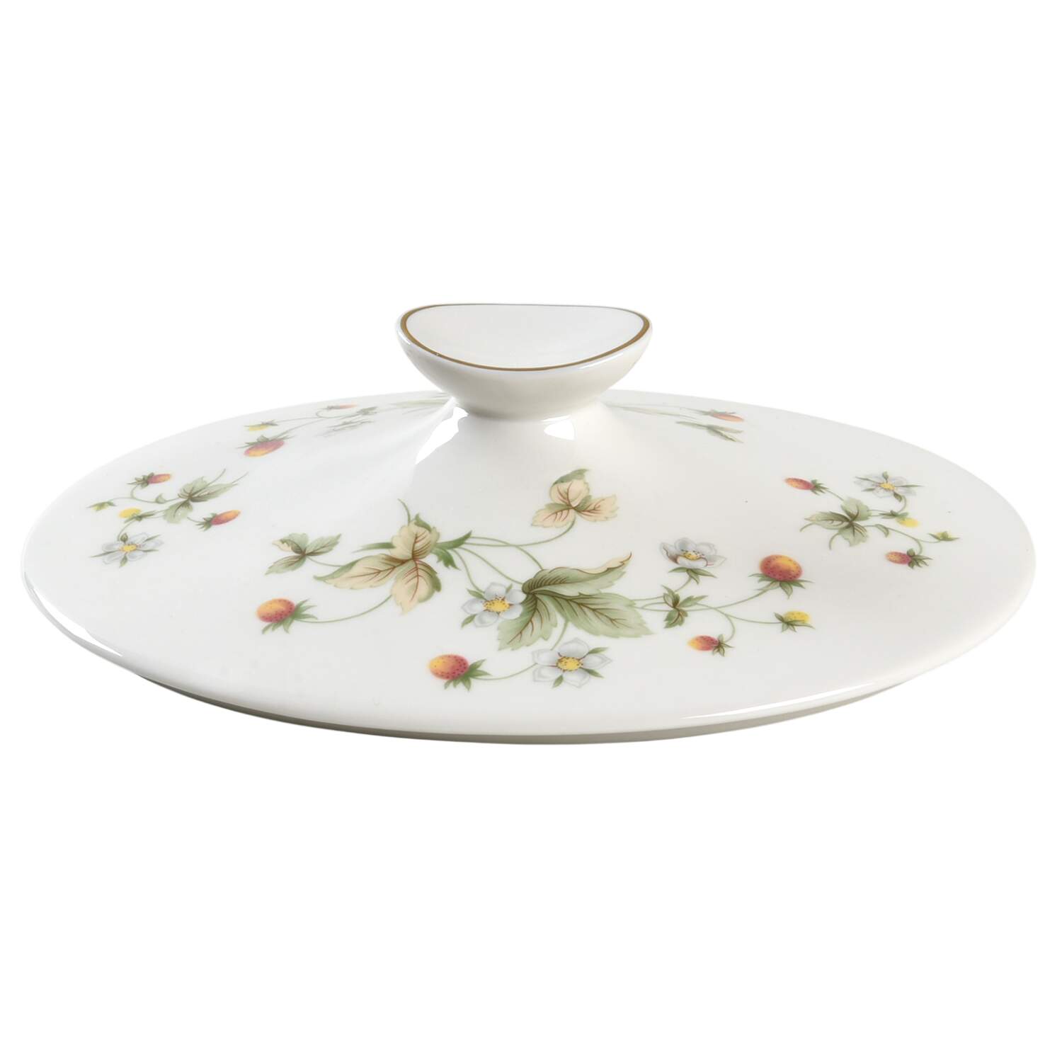 Strawberry Cream Lid for Oval Vegetable by Royal Doulton-1