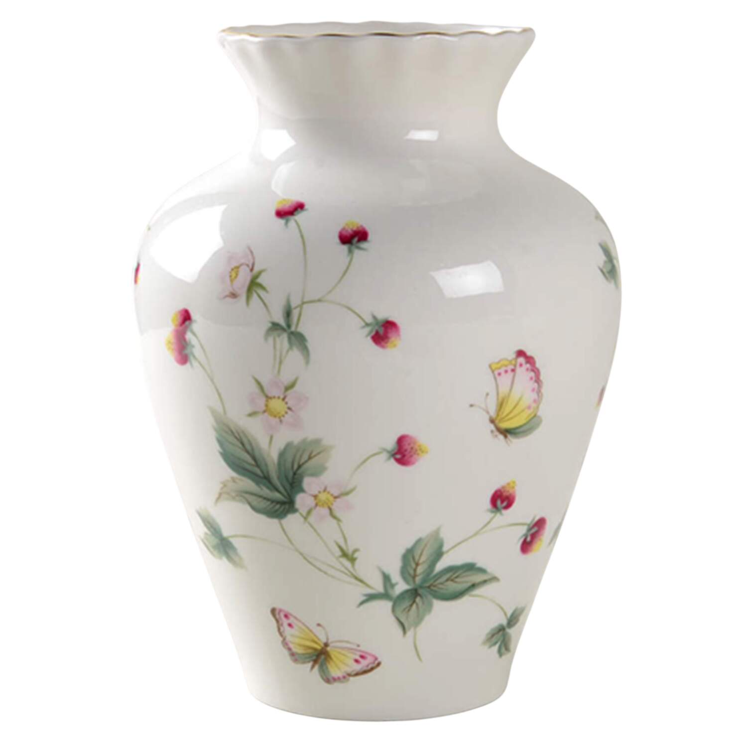 Strawberry Cream 7" Vase by Royal Doulton-1