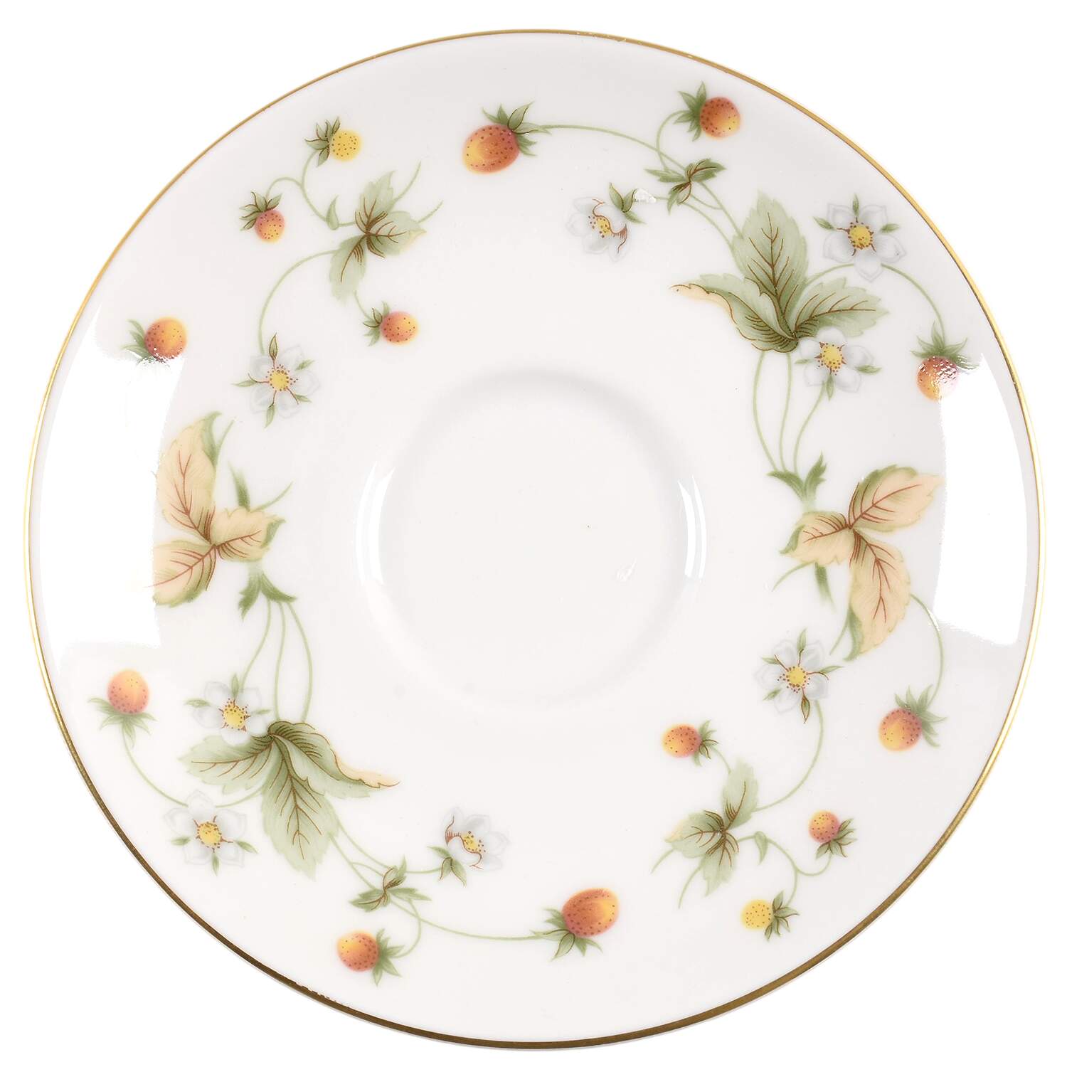 Strawberry Cream Saucer for Flat Demitasse Cup by Royal Doulton-1