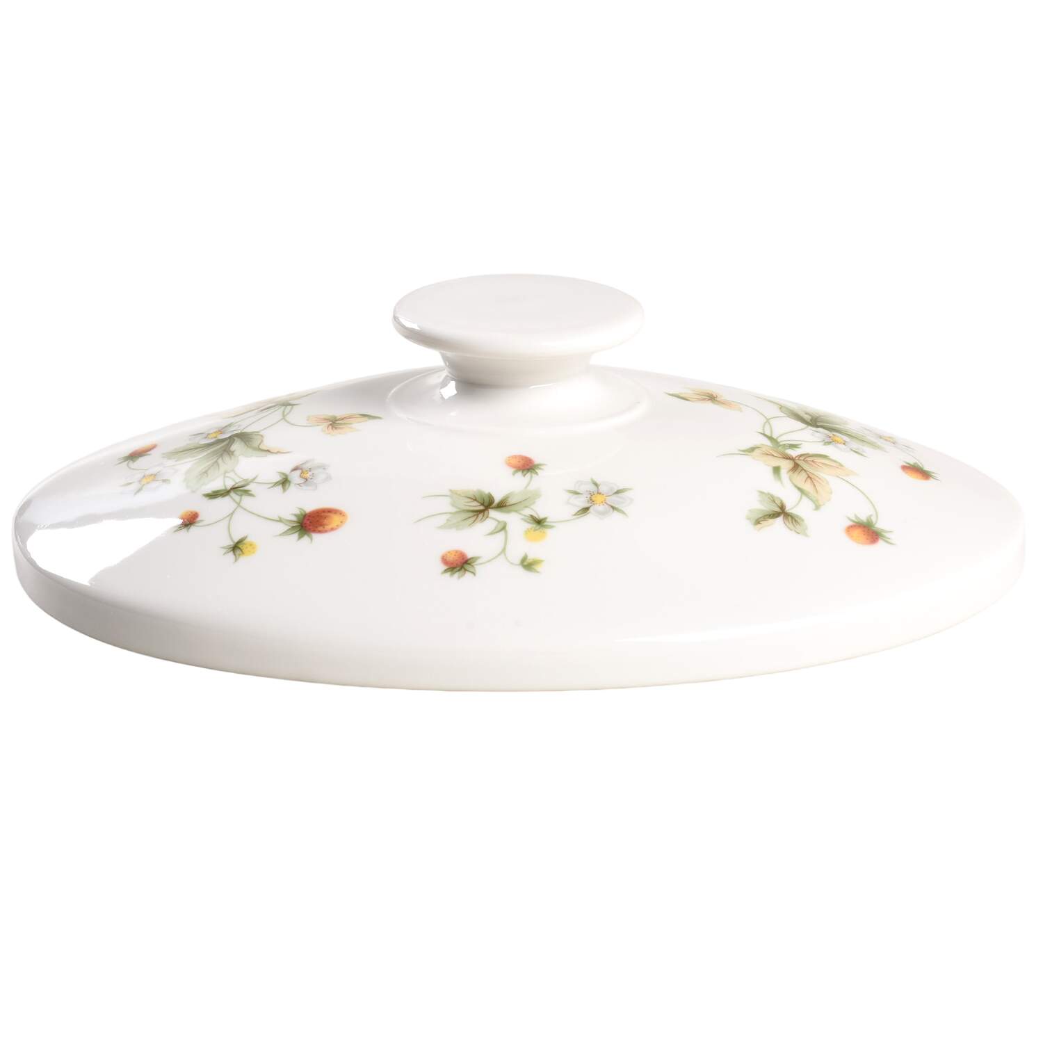 Strawberry Cream Lid for 2 Quart Oval Covered Casserole by Royal Doulton-1