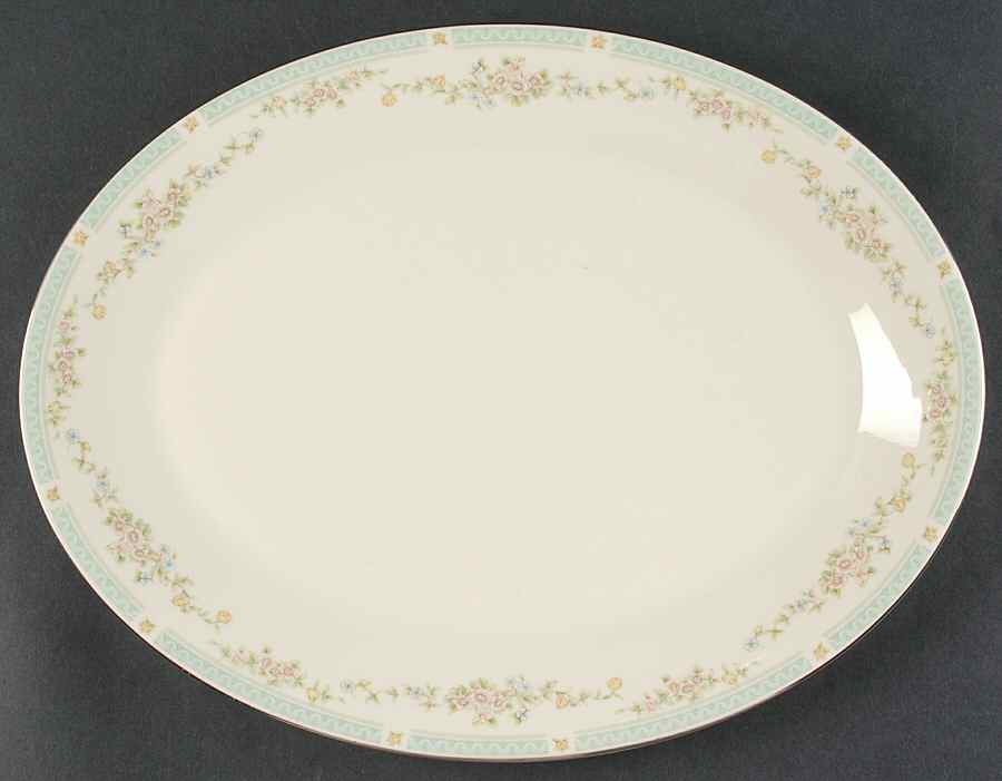 Stephanie 13" Oval Serving Platter by Royal Doulton-1