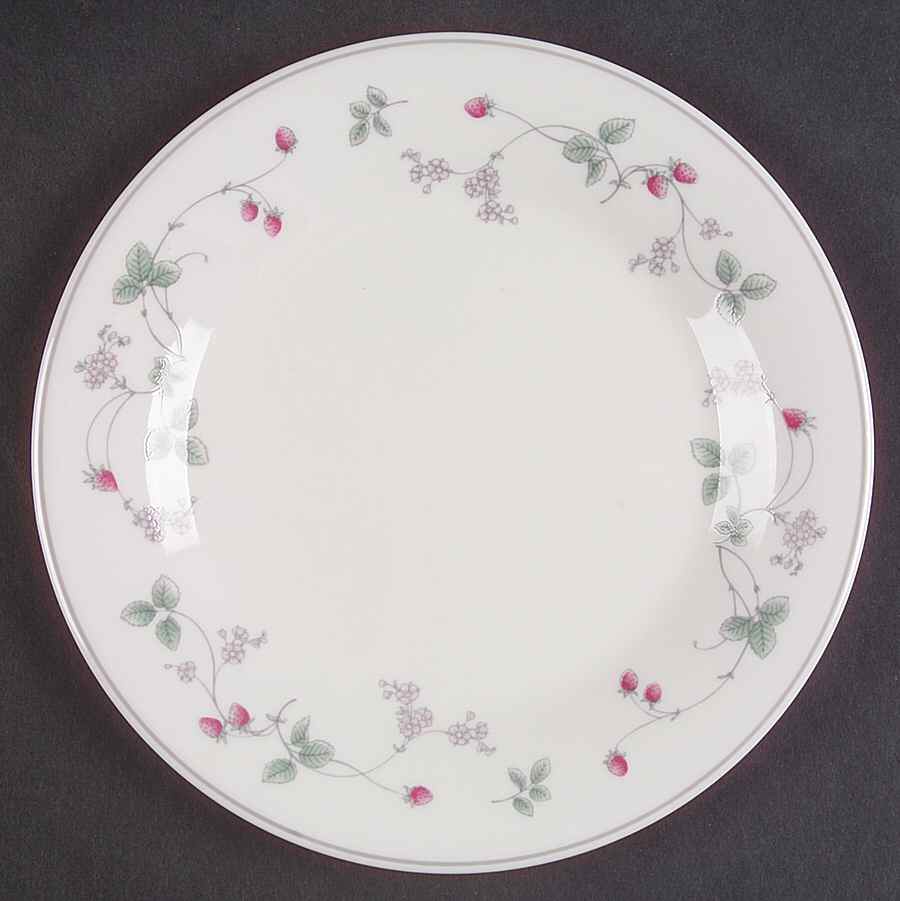 Strawberry Fayre Pink Bread & Butter Plate by Royal Doulton-1