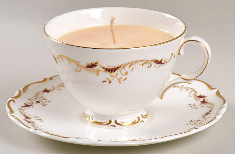Strasbourg Scented Cup & Saucer Candle-Lavender  HC by Royal Doulton-1