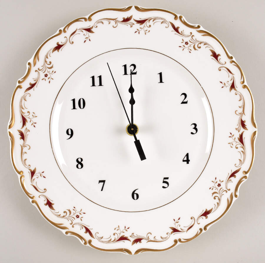 Strasbourg 1-2" depth  Clock Plate HC by Royal Doulton-1