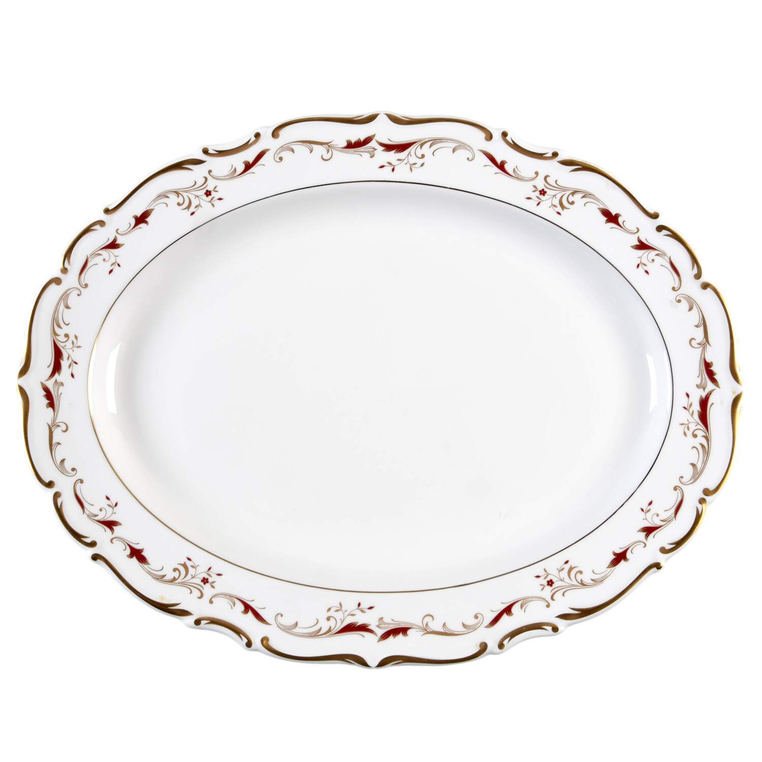 Strasbourg 16" Oval Serving Platter by Royal Doulton-1