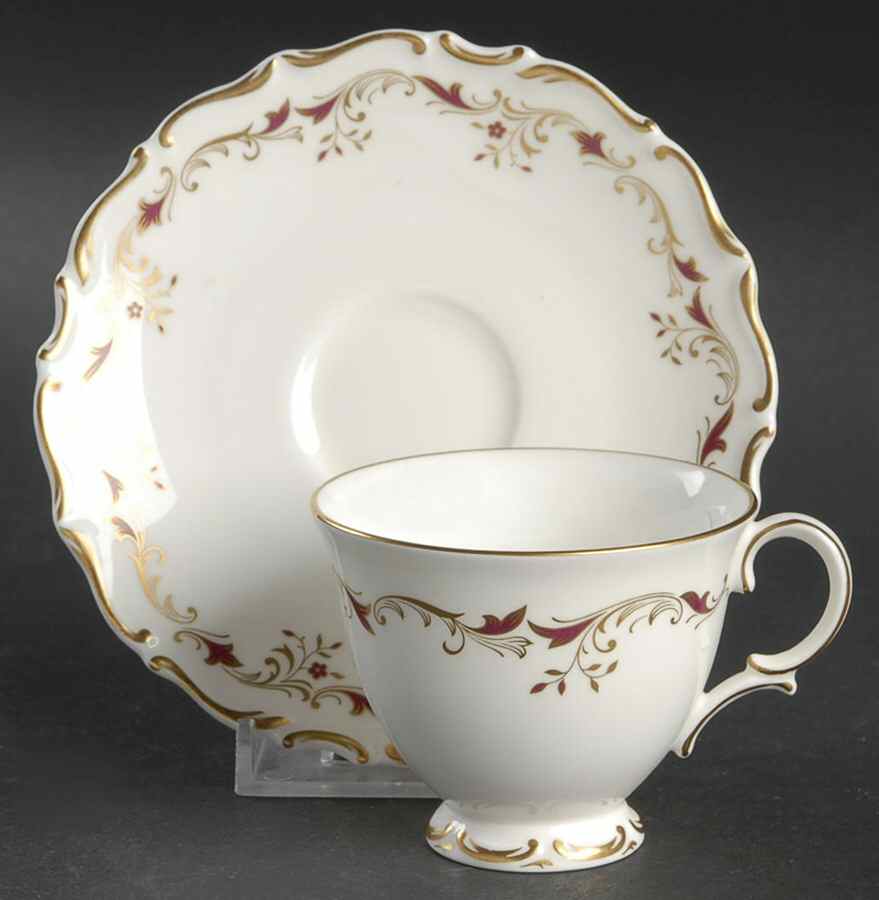 Strasbourg Footed Demitasse Cup & Saucer Set by Royal Doulton-1
