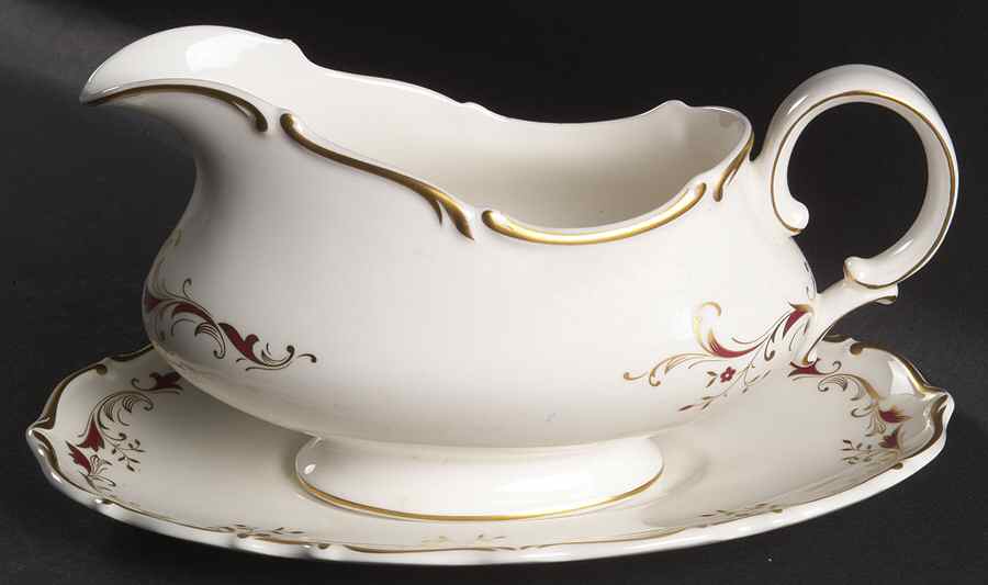 Strasbourg Gravy Boat & Underplate by Royal Doulton-1