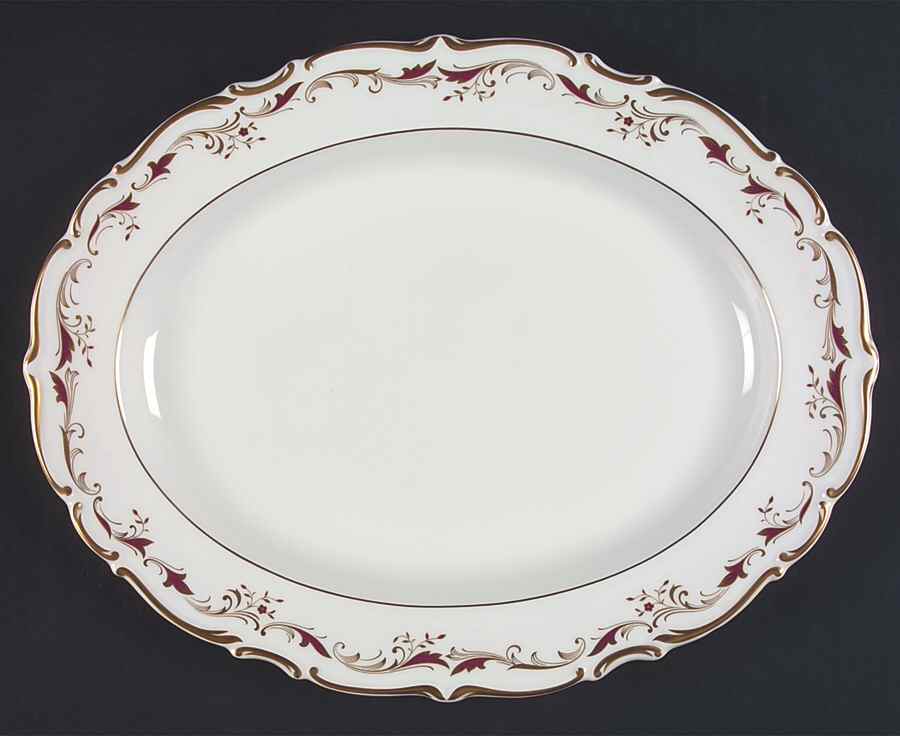 Strasbourg 13" Oval Serving Platter by Royal Doulton-1