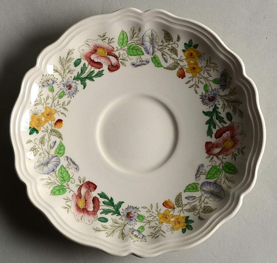 Stratford (Floral) Saucer for Oversized Cup by Royal Doulton-1