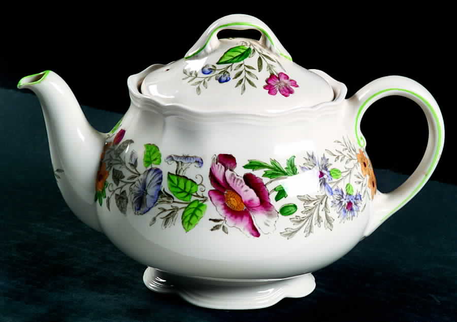 Stratford (Floral) Teapot & Lid by Royal Doulton-1
