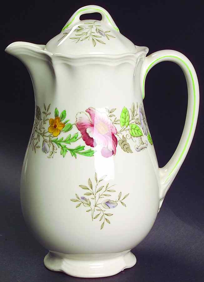 Stratford (Floral) Hot Water Jug & Lid by Royal Doulton-1