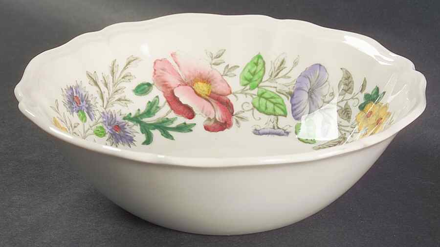 Stratford (Floral) Coupe Cereal Bowl by Royal Doulton-1