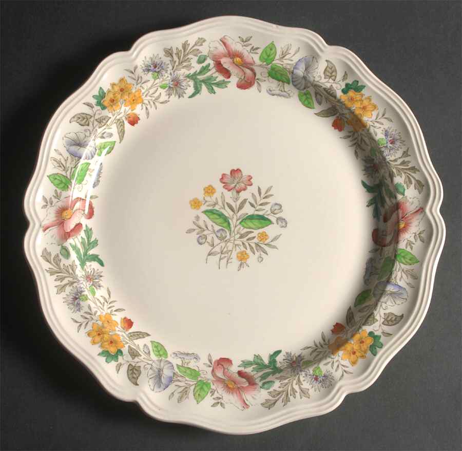 Stratford (Floral) 12" Chop Plate (Round Platter) by Royal Doulton-1